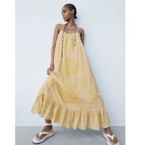 Zara Maxi Dress/Sun Dress Size L